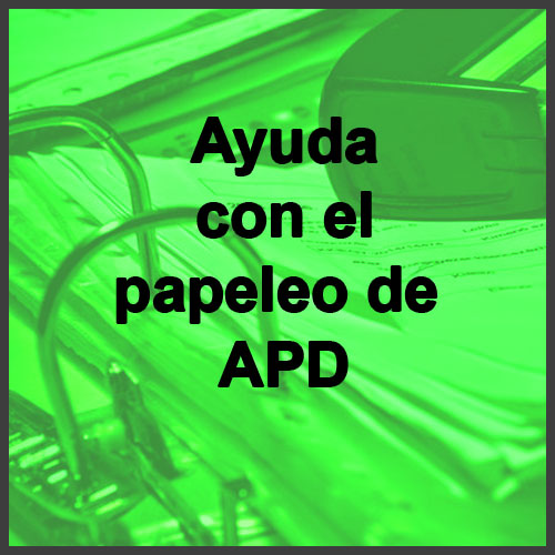 AYUDA CON LOS PAPELES DE APD